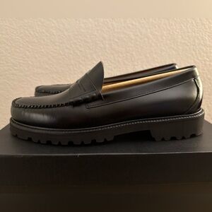 G.H. Bass & Co. Black Leather Loafers